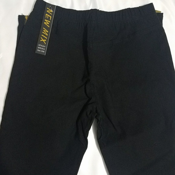 Black Moto Jegging Pants - Picture 3 of 5